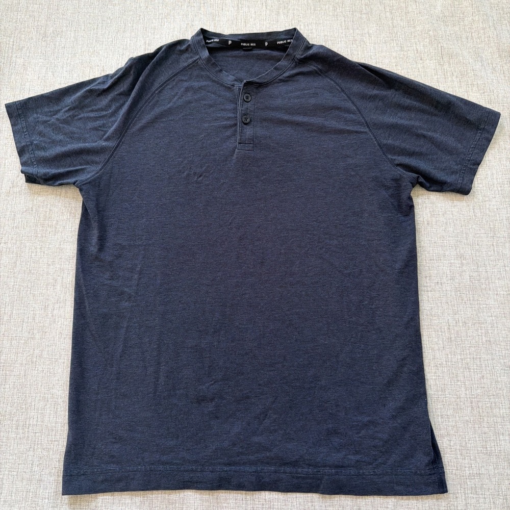 Public Rec Shirt Go-To Henley Tencel Pima Cotton Performance Outdoors Hiking